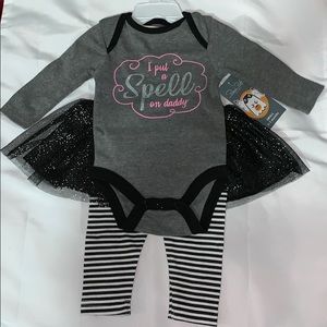 “I Put a Spell on Daddy” Halloween Outfit